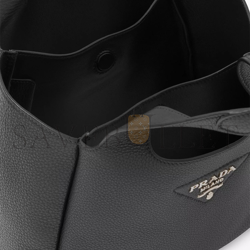 Pra*a small leather tote bag 1bg335 (25*21.5*14cm)